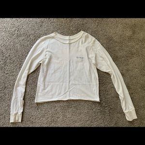 Roxy long sleeve, crop top.